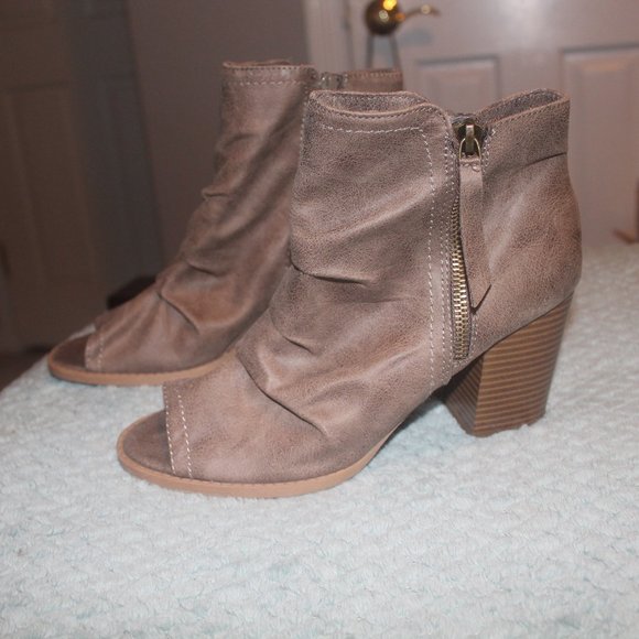 Rampage Shoes - Rampage Open Toe Booties